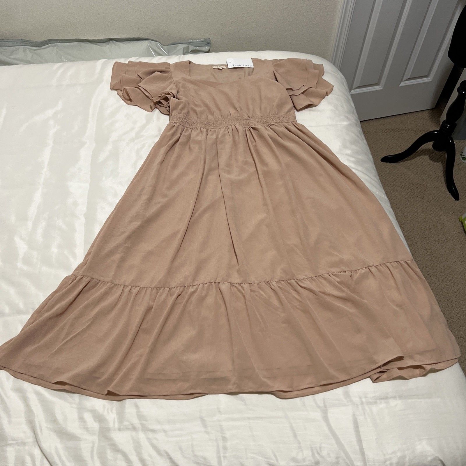 Shop Stevie Paulina Maxi Xl Dress Nwt Fairy Feminine Cottagecore Fairy Romantic — image 4 of 8